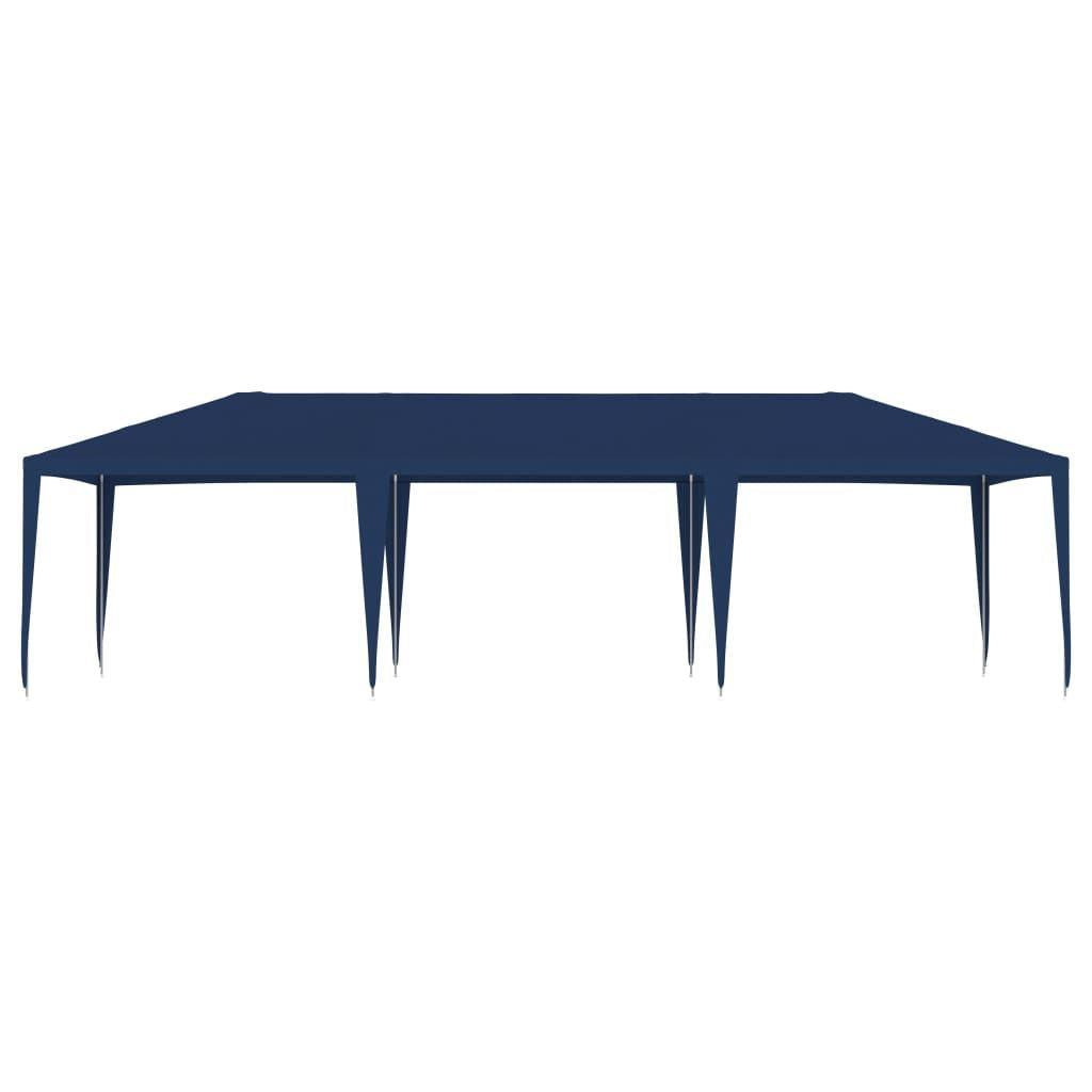 13.1' x 29.5' Blue Party Tent, UV & Water-Resistant Outdoor Garden Gazebo