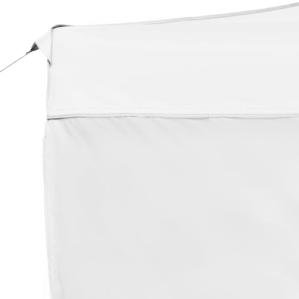 14.8' x 9.8' Professional Folding Party Tent with Walls, White, UV & Water-Resistant Outdoor Canopy