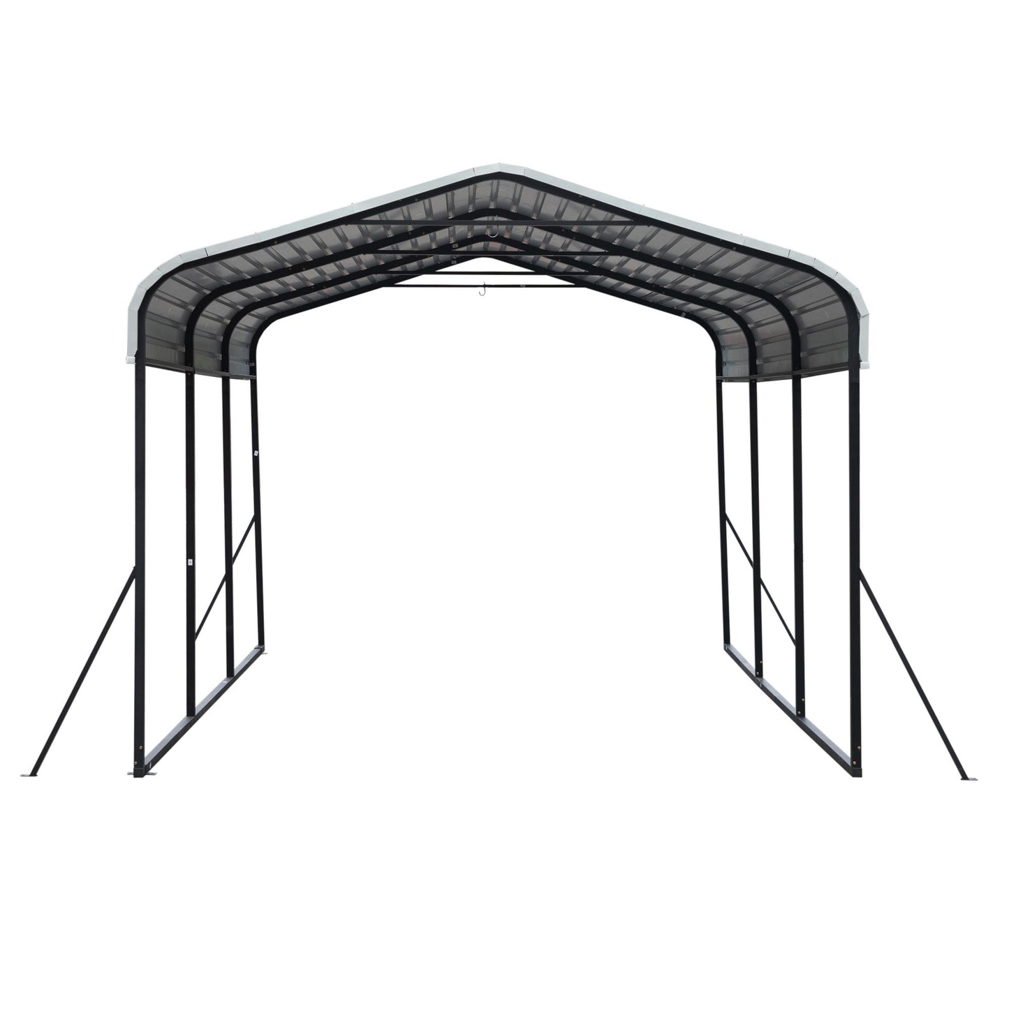 15' x 12' Metal Carport Outdoor Heavy Duty for Backyard