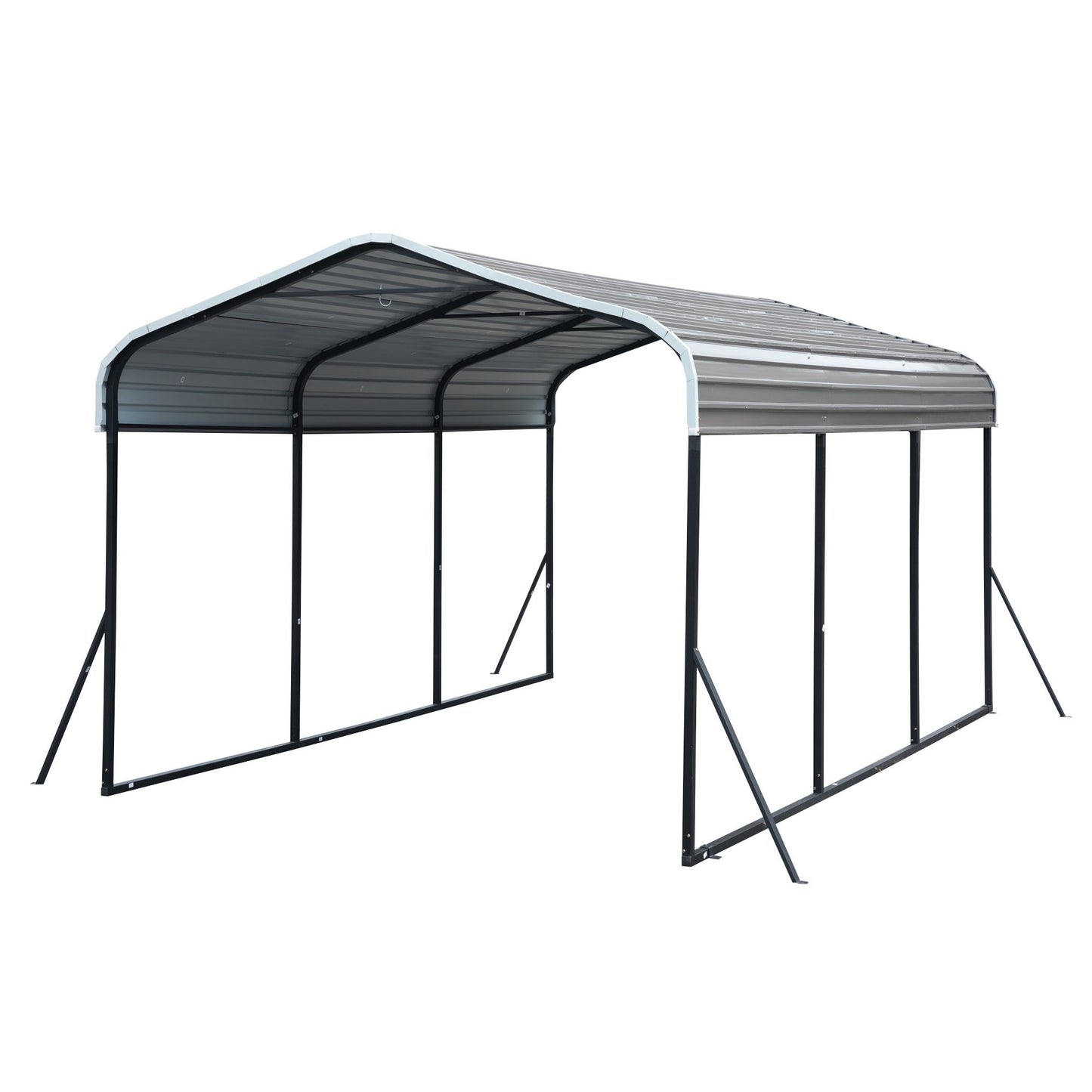 15' x 12' Metal Carport Outdoor Heavy Duty for Backyard
