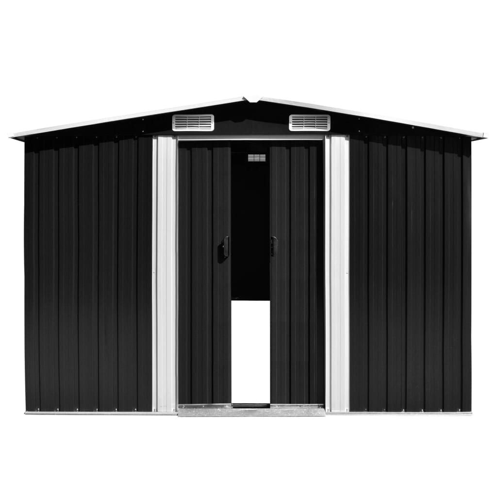 16' x 8.5' Large Outdoor Metal Storage Shed - Durable & Weather-Resistant