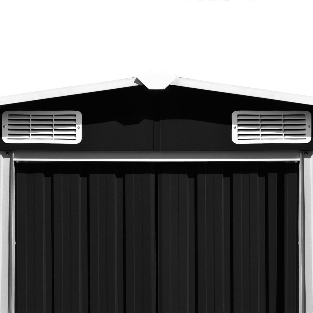 16' x 8.5' Large Outdoor Metal Storage Shed - Durable & Weather-Resistant