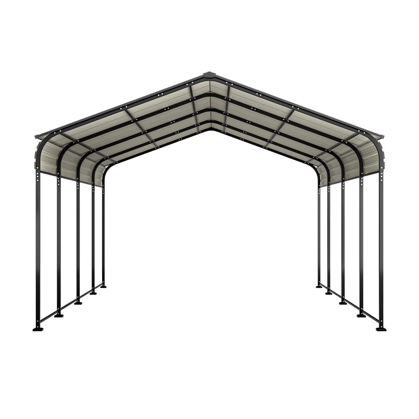 20' x 12' Metal Carport, Heavy Duty Outdoor Galvanized Car Shelter, Boats, Trucks, and SUVs