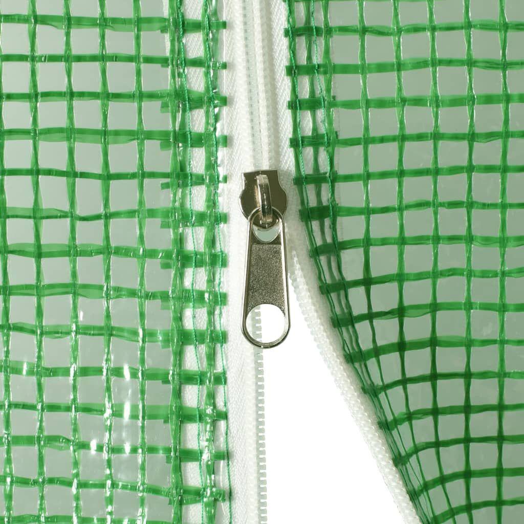 20' x 13' Spacious Greenhouse, PE Mesh Fabric, Galvanized Steel Frame