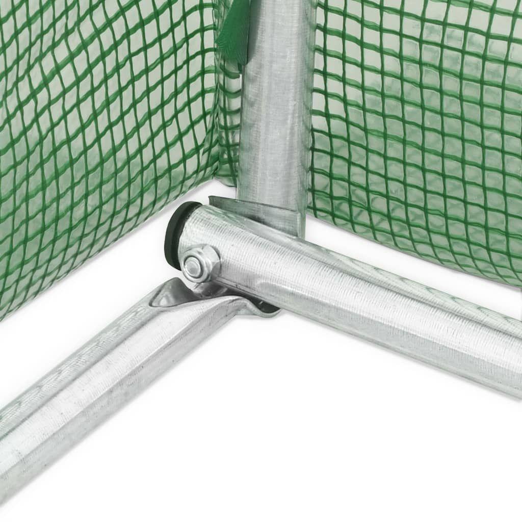 20' x 13' Spacious Greenhouse, PE Mesh Fabric, Galvanized Steel Frame
