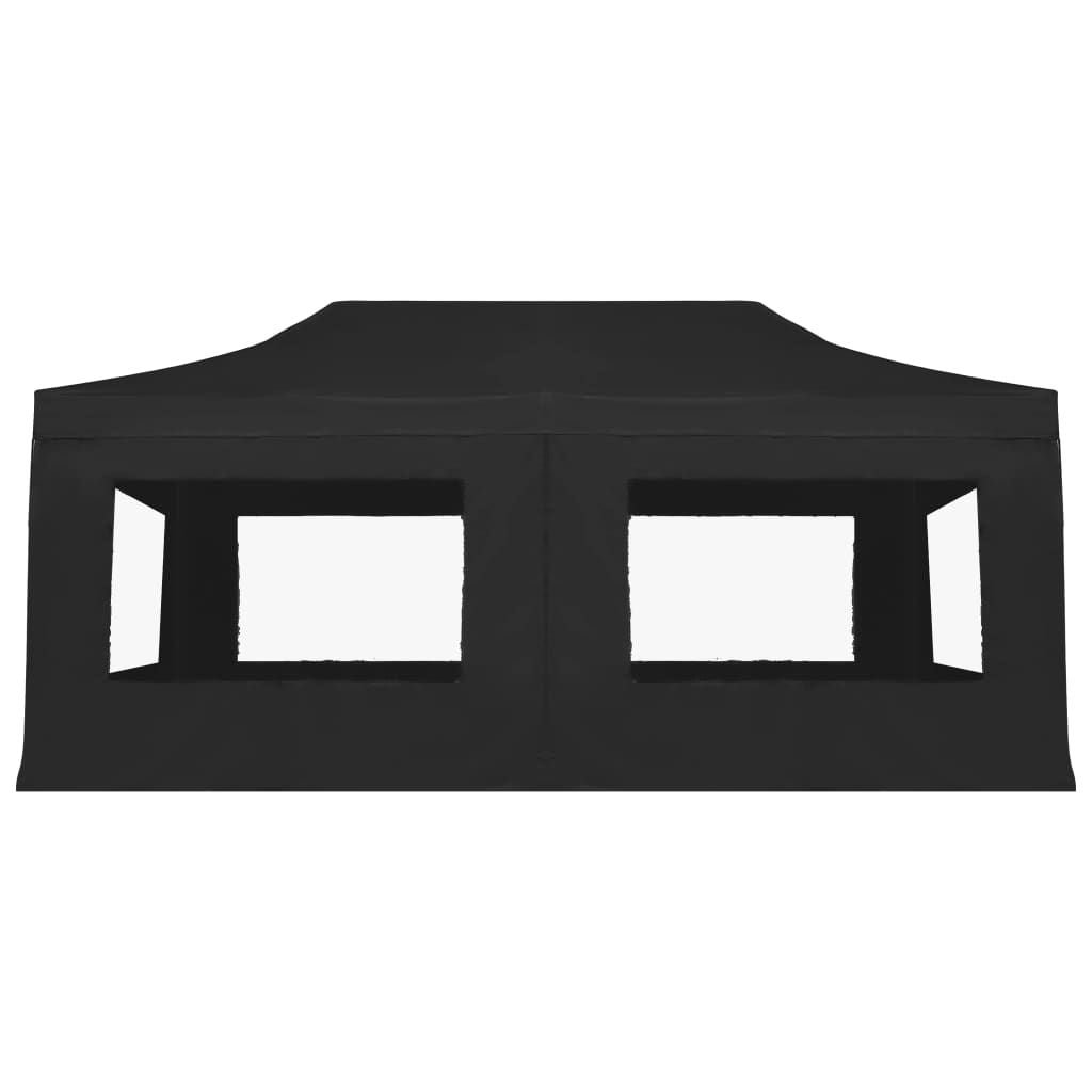 20'x10' Professional Folding Party Tent with Walls Aluminum, Anthracite