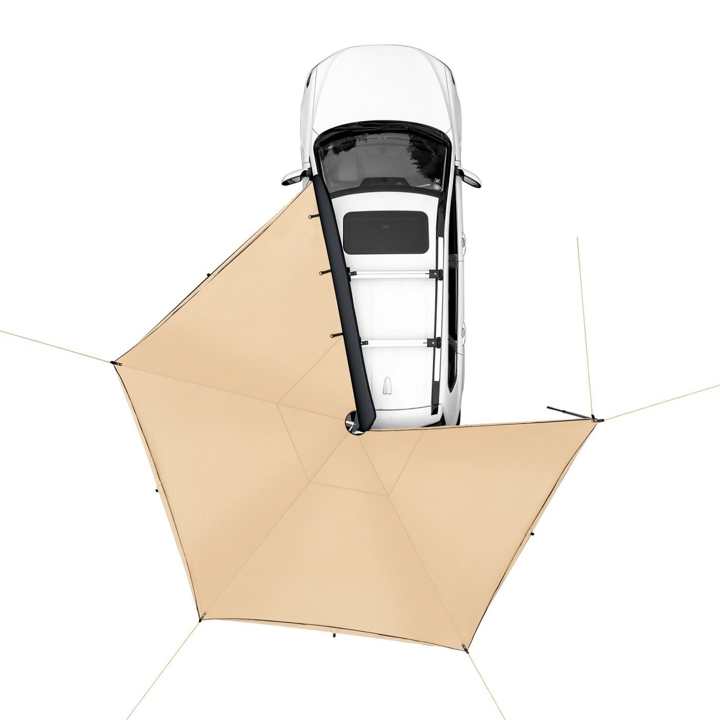 270° Vehicle Awning, 8.2ft Height, UV & Waterproof Car Awning