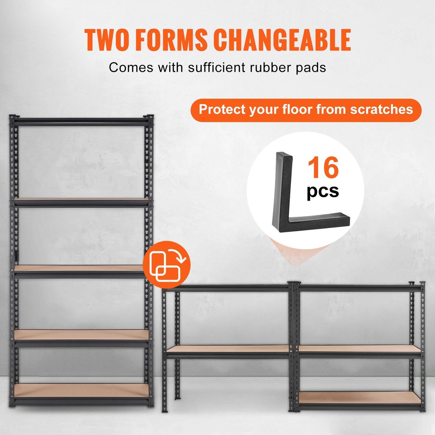 5-Tier Adjustable Heavy-Duty Storage Shelving Unit – 2000 lbs Capacity
