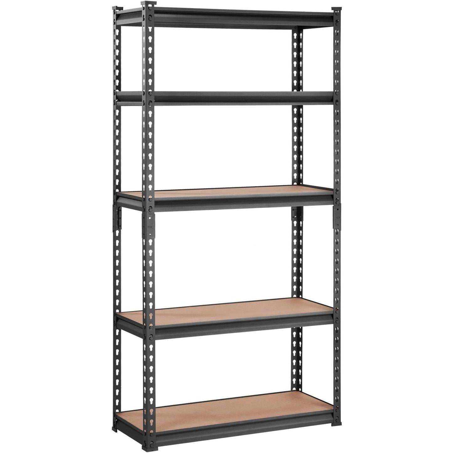 5-Tier Storage Shelving Unit Adjustable, 2000 lbs Capacity, Heavy Duty Garage Shelves, Metal Organizer Utility Rack