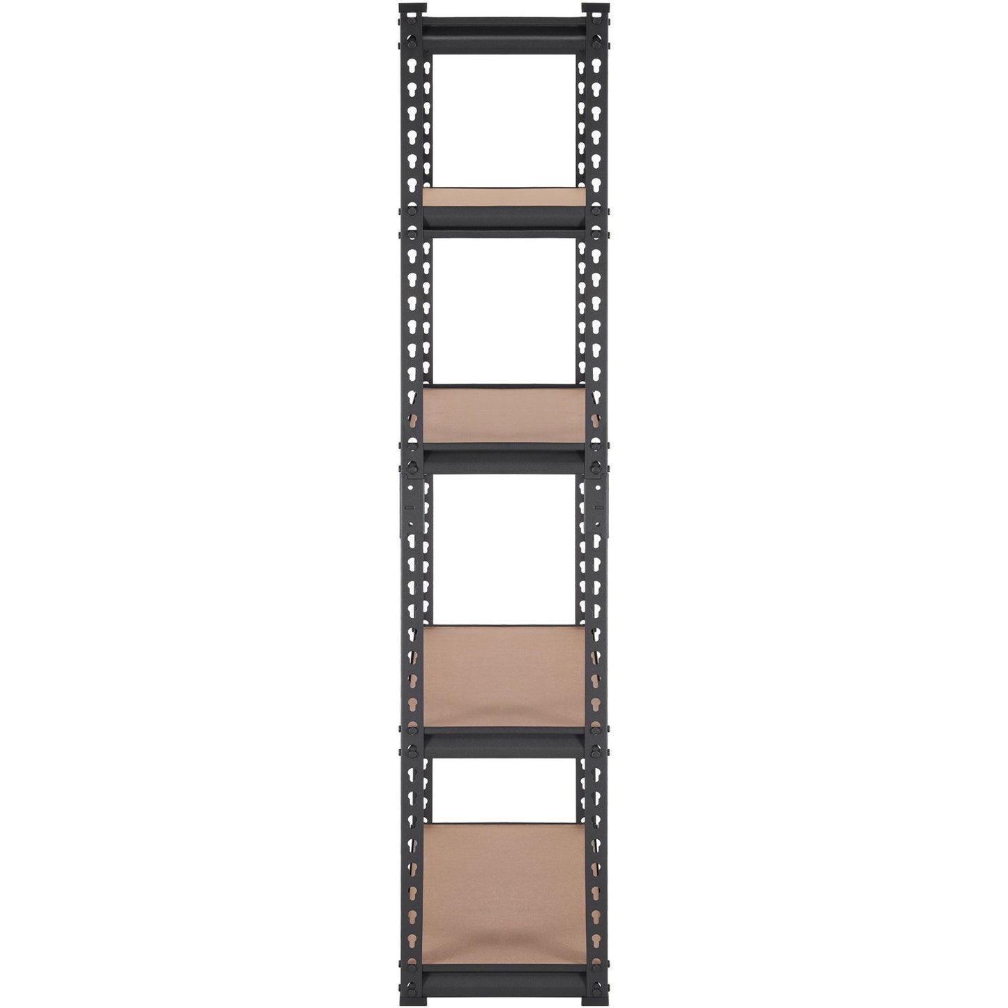 5-Tier Storage Shelving Unit Adjustable, 2000 lbs Capacity, Heavy Duty Garage Shelves, Metal Organizer Utility Rack