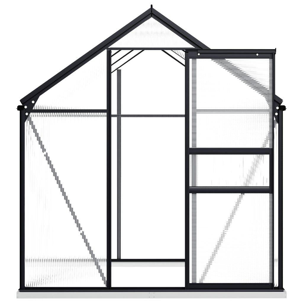 6' x 6' Greenhouse, UV-Resistant & Sturdy Frame, with base frame
