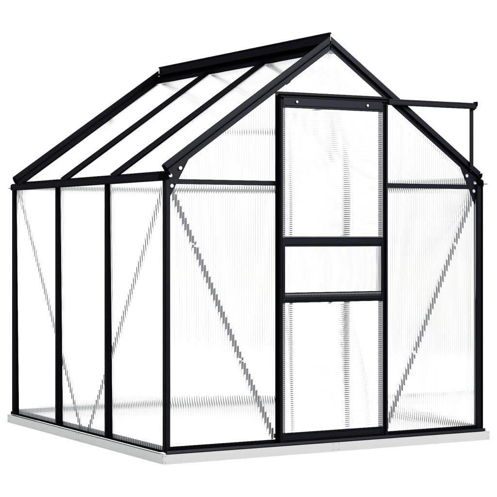 6' x 6' Greenhouse, UV-Resistant & Sturdy Frame, with base frame