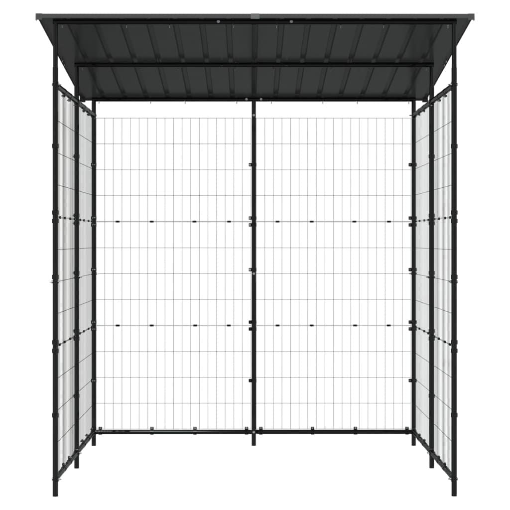 6' x 6' Metal Bike Shelter, Rust-Resistant & Powder-Coated Steel Frame