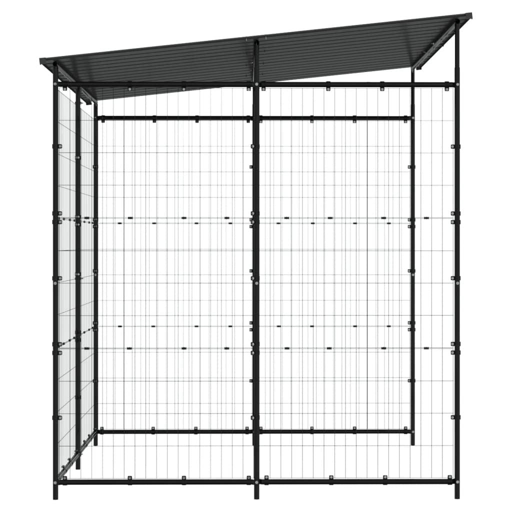 6' x 6' Metal Bike Shelter, Rust-Resistant & Powder-Coated Steel Frame