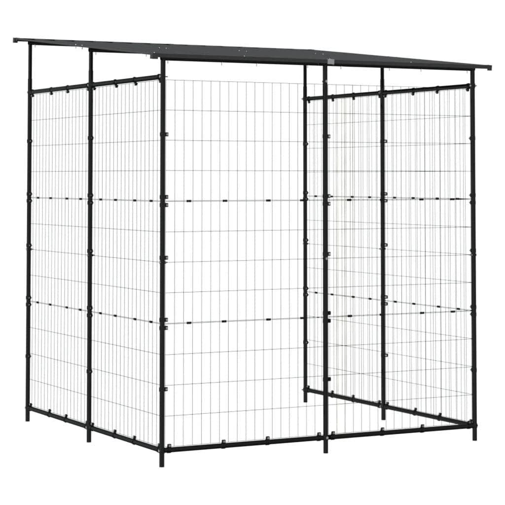 6' x 6' Metal Bike Shelter, Rust-Resistant & Powder-Coated Steel Frame