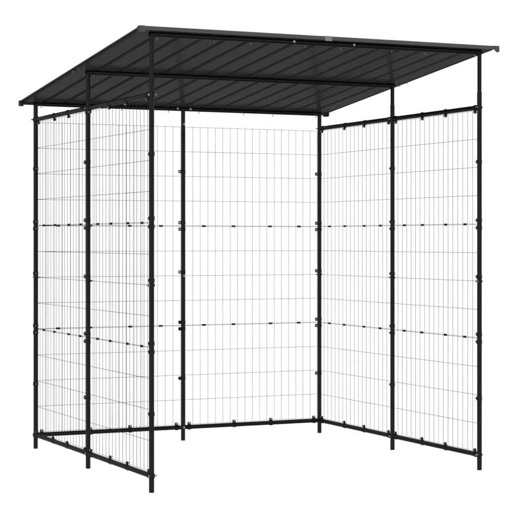 6' x 6' Metal Bike Shelter, Rust-Resistant & Powder-Coated Steel Frame