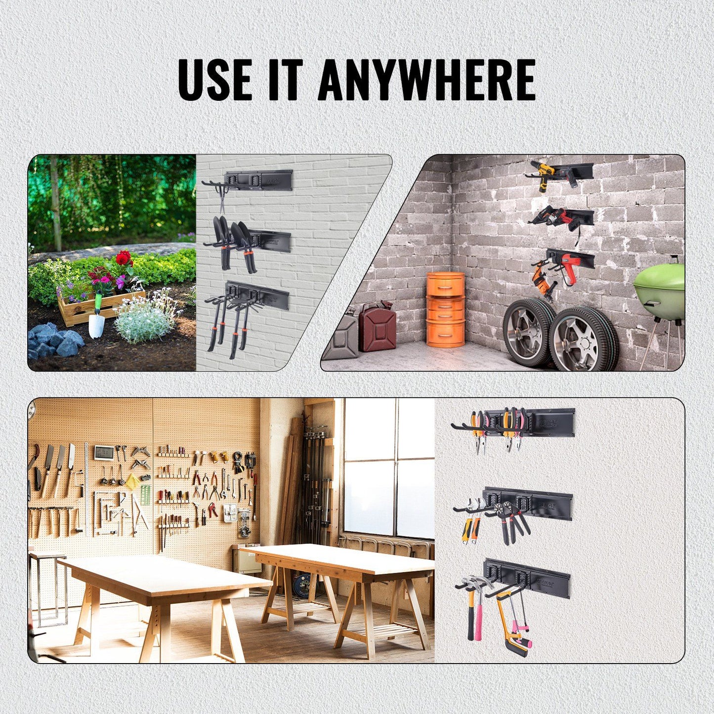 600 lbs Wall-Mounted Tool Organizer