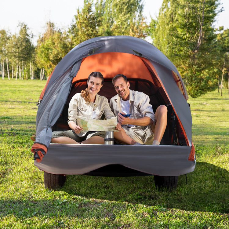 8' x 5' Truck Bed Tent, Fits 2-3 People, Waterproof & Spacious
