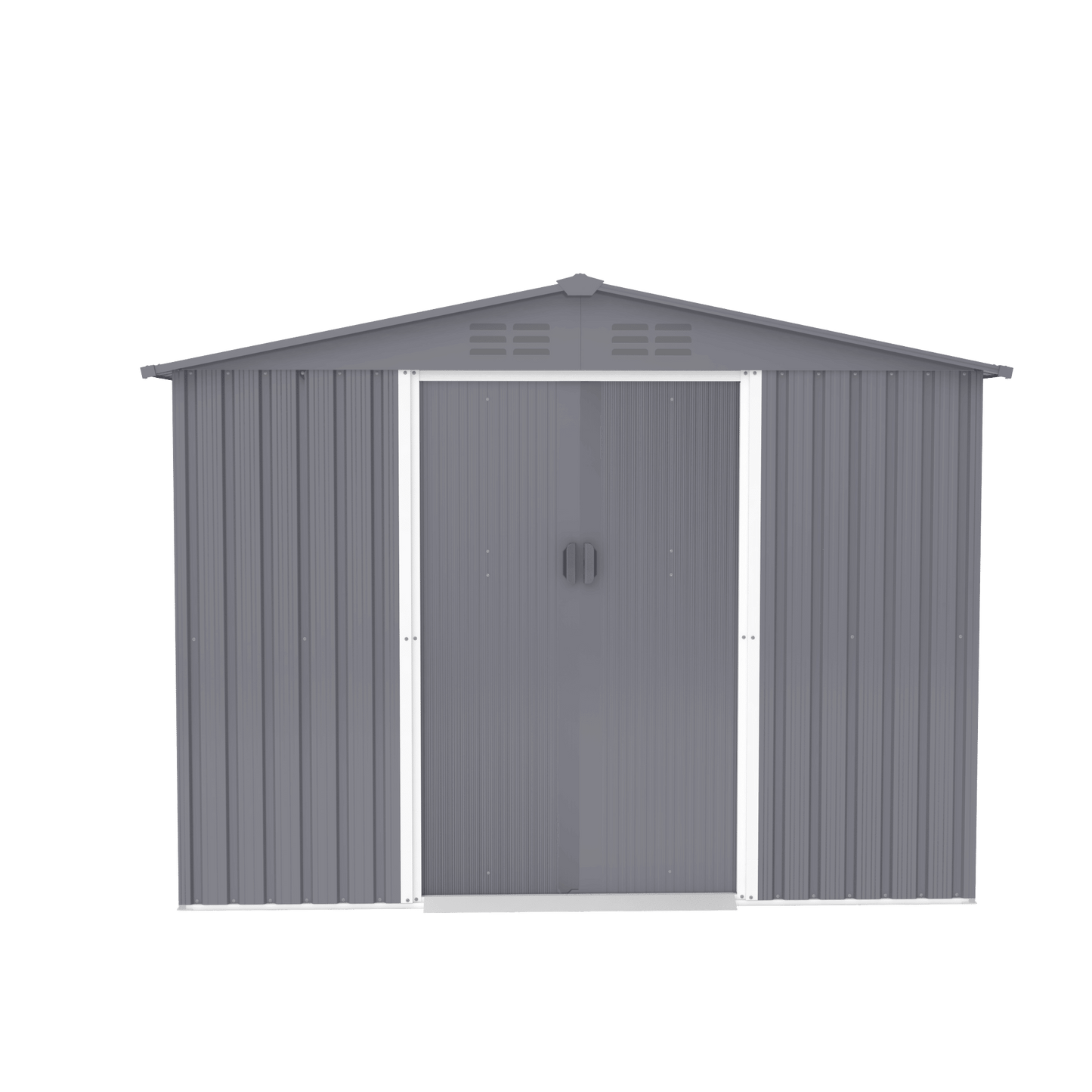 8' x 6' Outdoor Tool Shed, Weather-Resistant Metal Storage