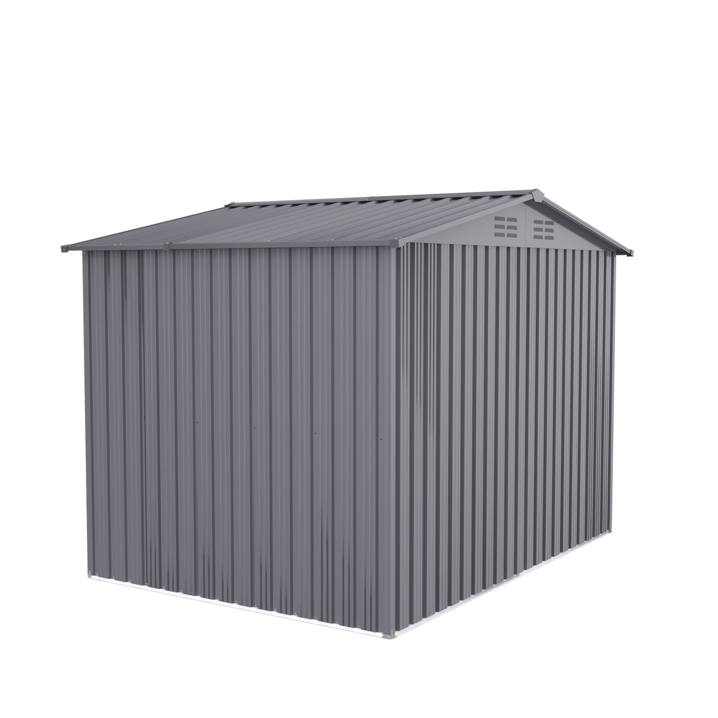 8' x 6' Outdoor Tool Shed, Weather-Resistant Metal Storage
