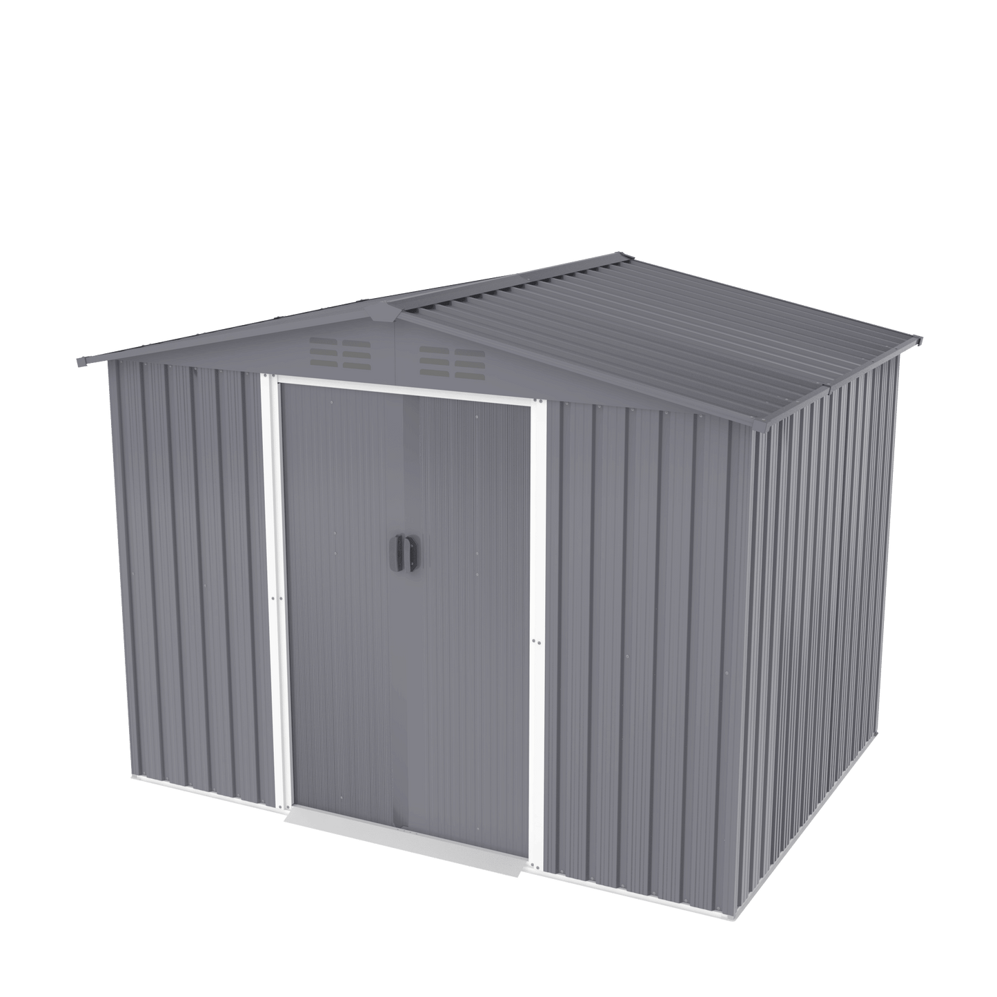 8' x 6' Outdoor Tool Shed, Weather-Resistant Metal Storage
