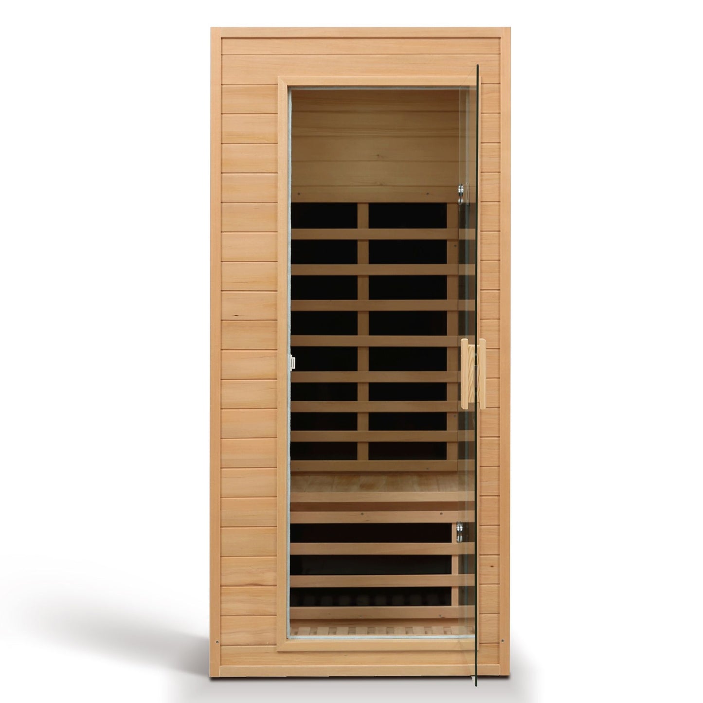 Hemlock One-Person Far Infrared Indoor Sauna, 1290W, Bluetooth, LCD Control