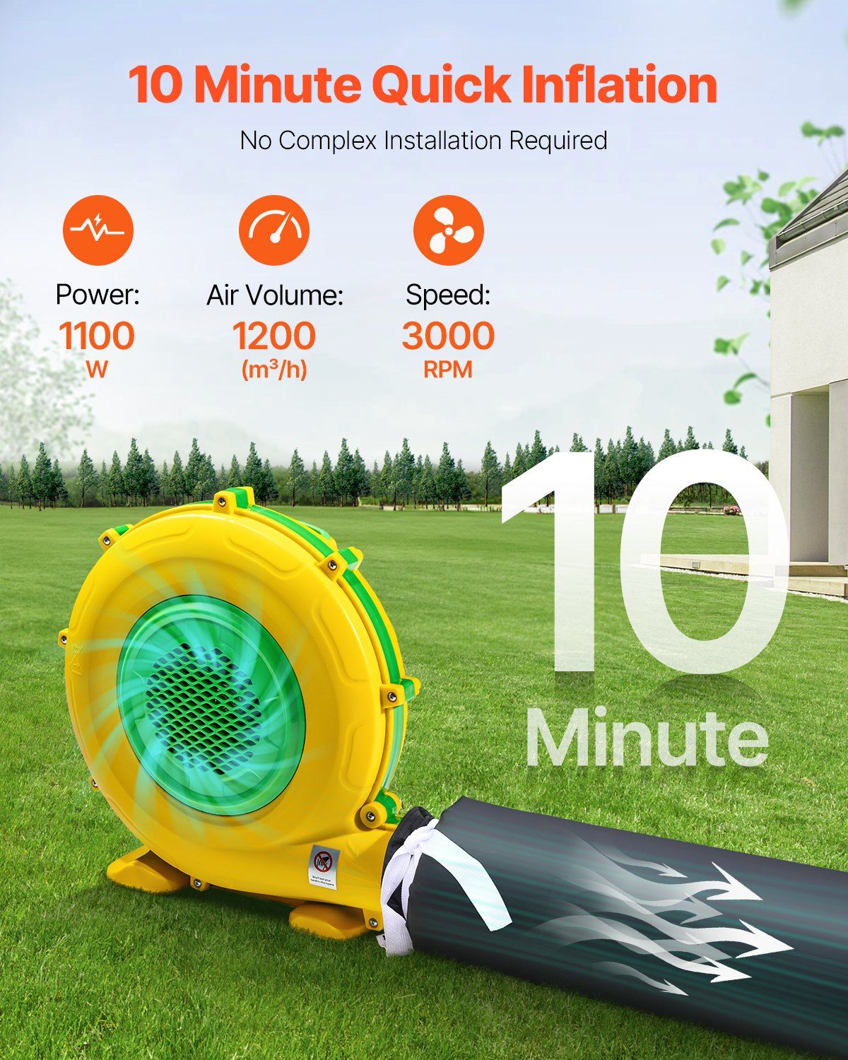 Inflatable Nightclub 26.2 x 19.7 x 13.1 Ft Blow up Party Tent with Lights