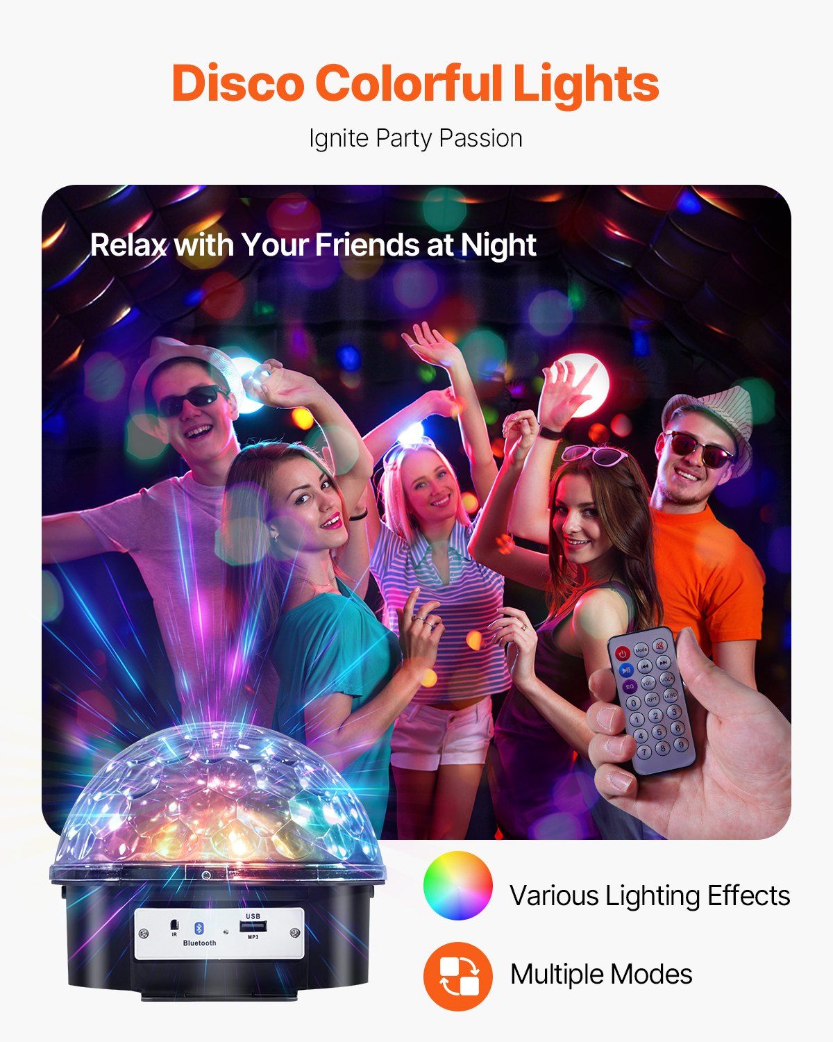 Inflatable Nightclub 26.2 x 19.7 x 13.1 Ft Blow up Party Tent with Lights