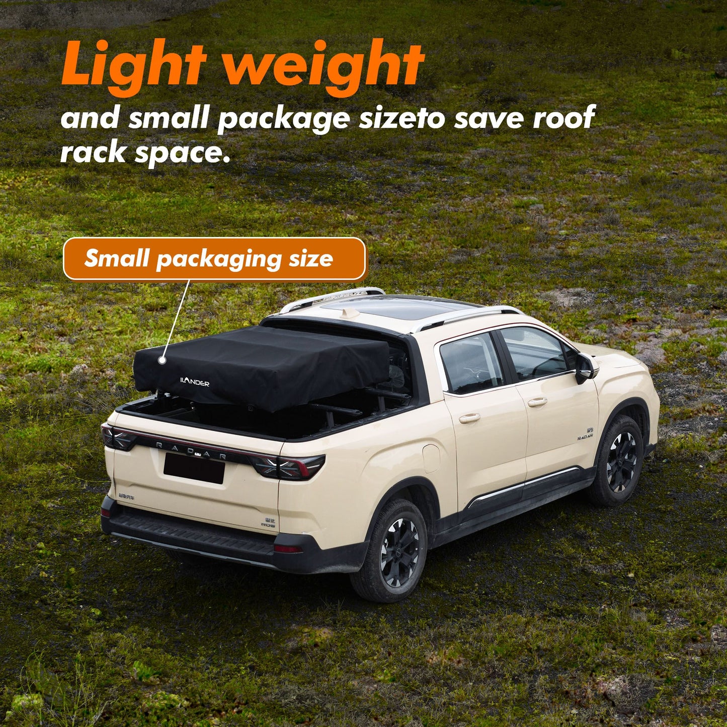 Lite Cruiser Roof Tent – Waterproof, Windproof, Sturdy, Easy Setup, Outdoor Adventures