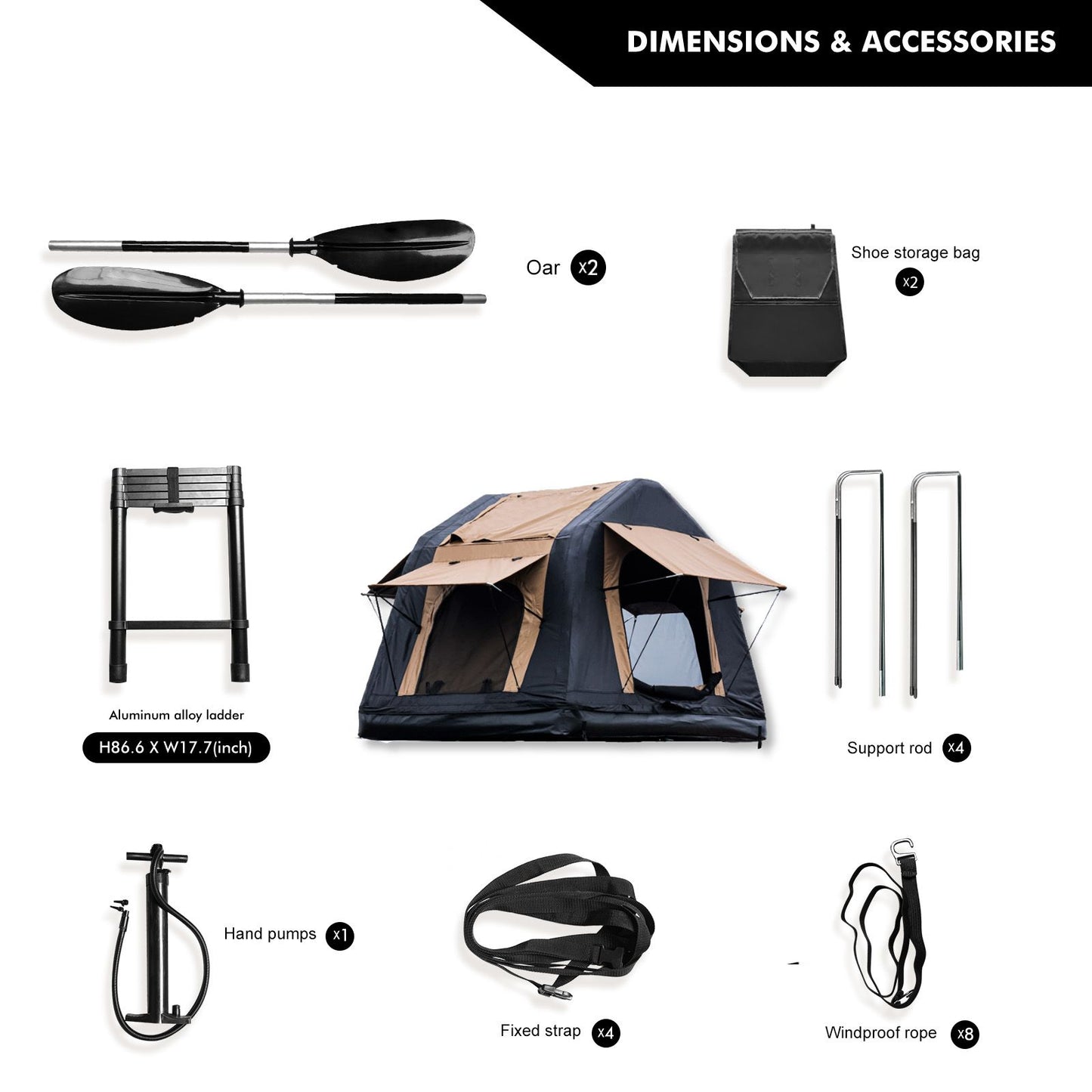 Roof Inflatable Tent – Amphibious, Versatile, Easy Setup