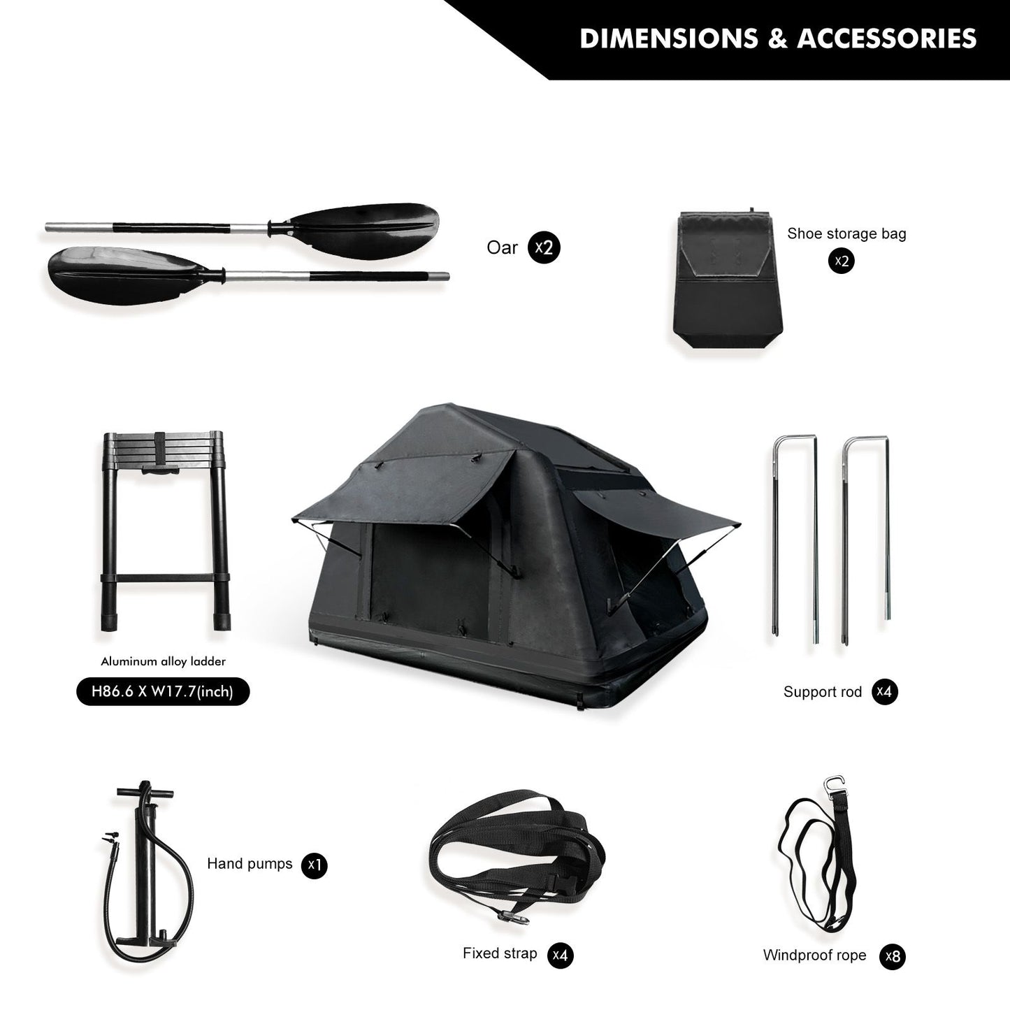 Roof Inflatable Tent – Quick Setup, Elevated Camping for Versatile Vehicles