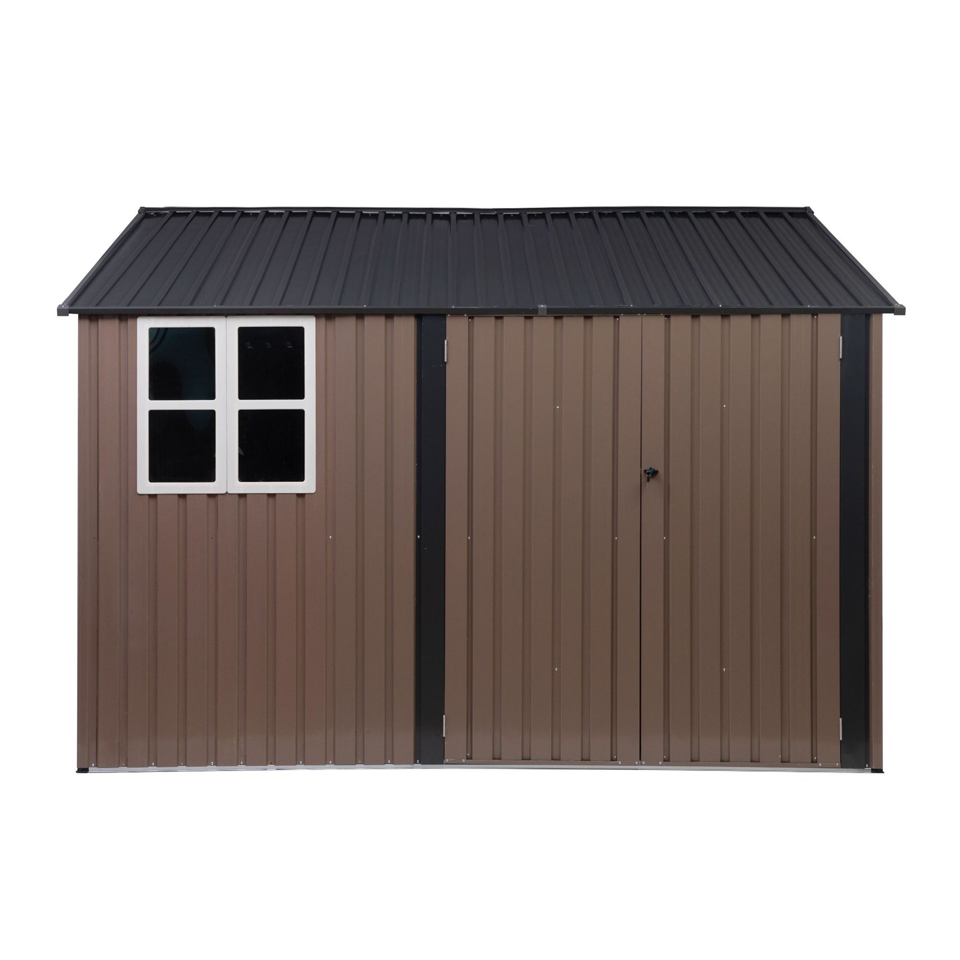 10' x 10' Outdoor Metal Garden Shed - Durable & Spacious