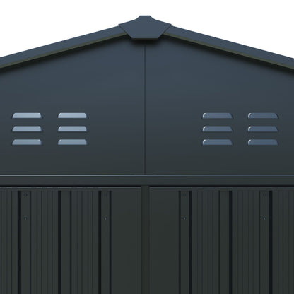 10' x 20' Outdoor Storage Shed, Durable Metal Walk-In Design