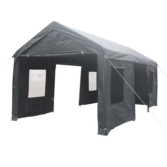 12' x 20' Heavy Duty Outdoor Portable Garage – Ventilated Canopy Carport