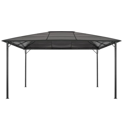 13' x 10' Black Aluminum Gazebo, Classic and Elegant for Outdoor Events