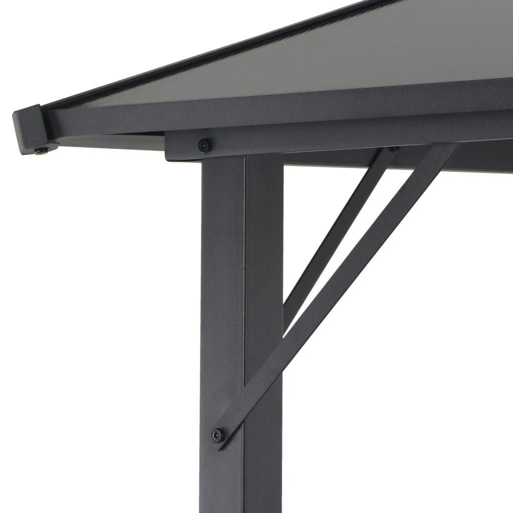 13' x 10' Black Aluminum Gazebo, Classic and Elegant for Outdoor Events