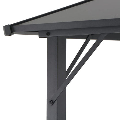 13' x 10' Black Aluminum Gazebo, Classic and Elegant for Outdoor Events
