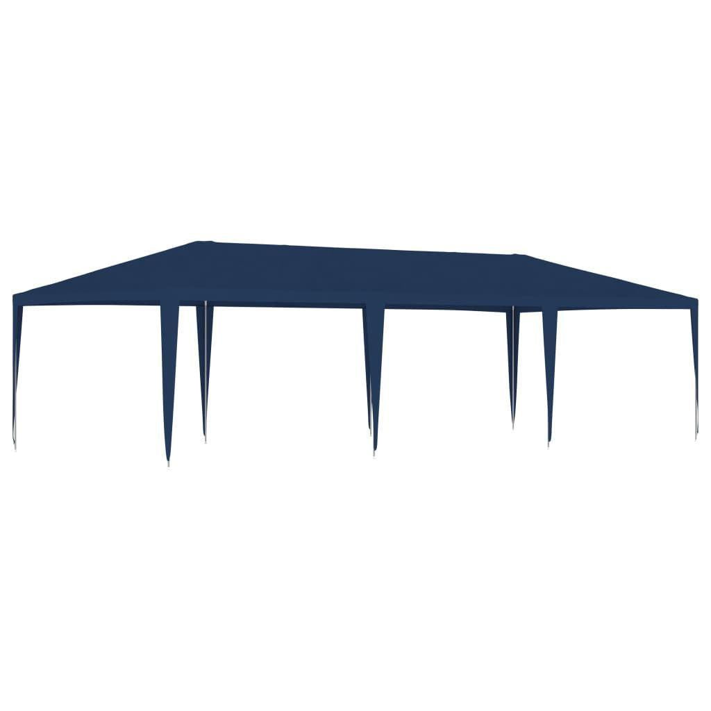 13.1' x 29.5' Blue Party Tent, UV & Water-Resistant Outdoor Garden Gazebo