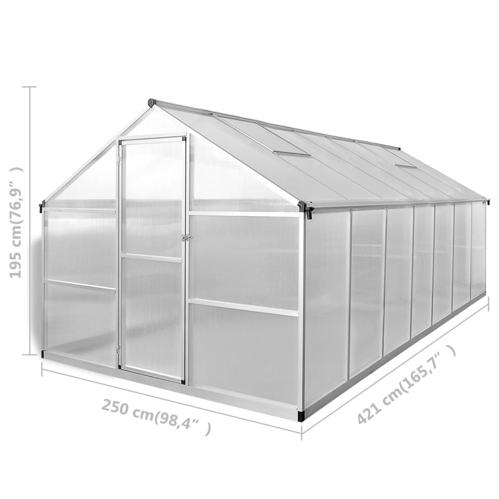 14' x 8' Greenhouse, UV-Resistant & Sturdy Frame