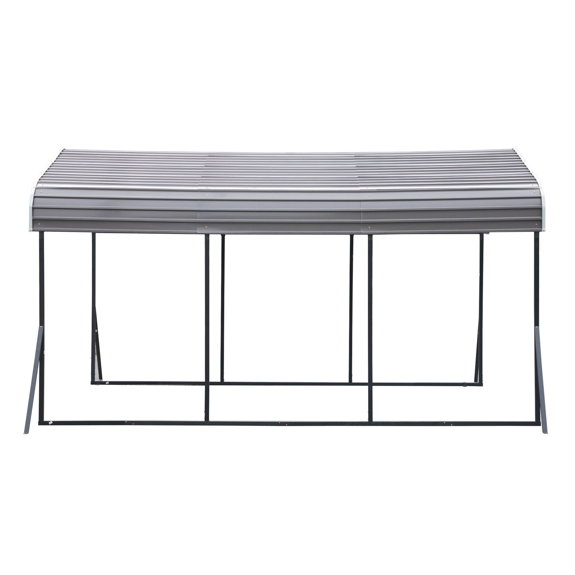 15' x 12' Metal Carport Outdoor Heavy Duty for Backyard