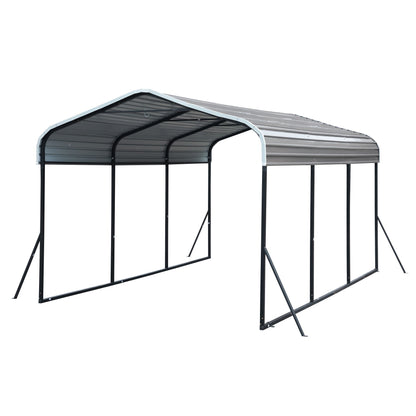 15' x 12' Metal Carport Outdoor Heavy Duty for Backyard