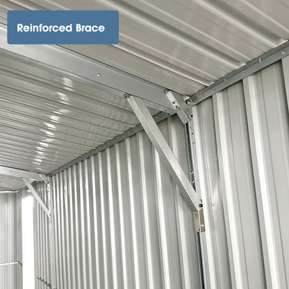 20' x 10' Double Door Metal Garage Storage Shed