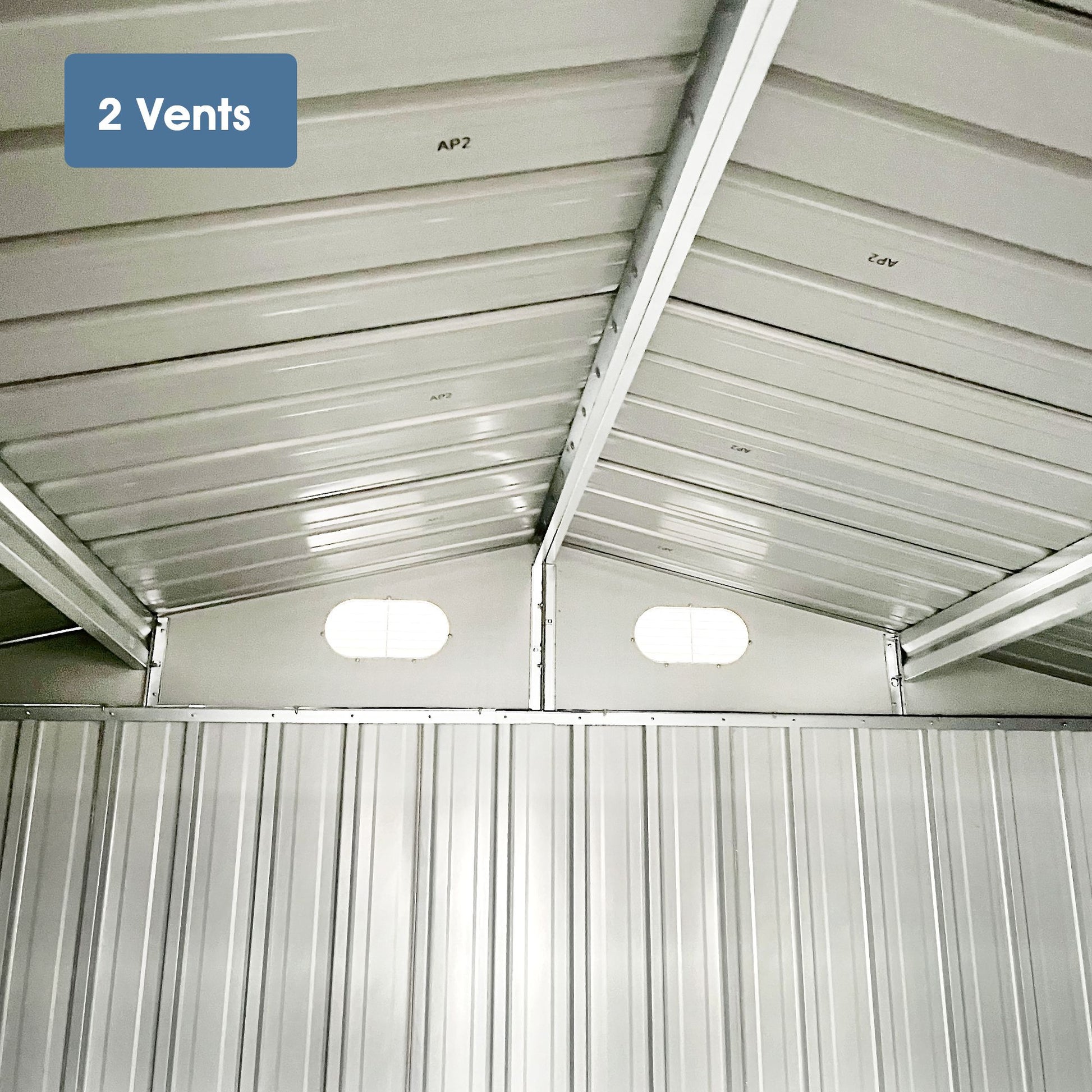 20' x 10' Double Door Metal Garage Storage Shed