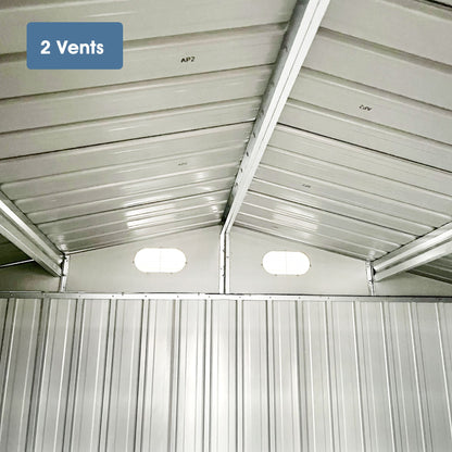 20' x 10' Double Door Metal Garage Storage Shed