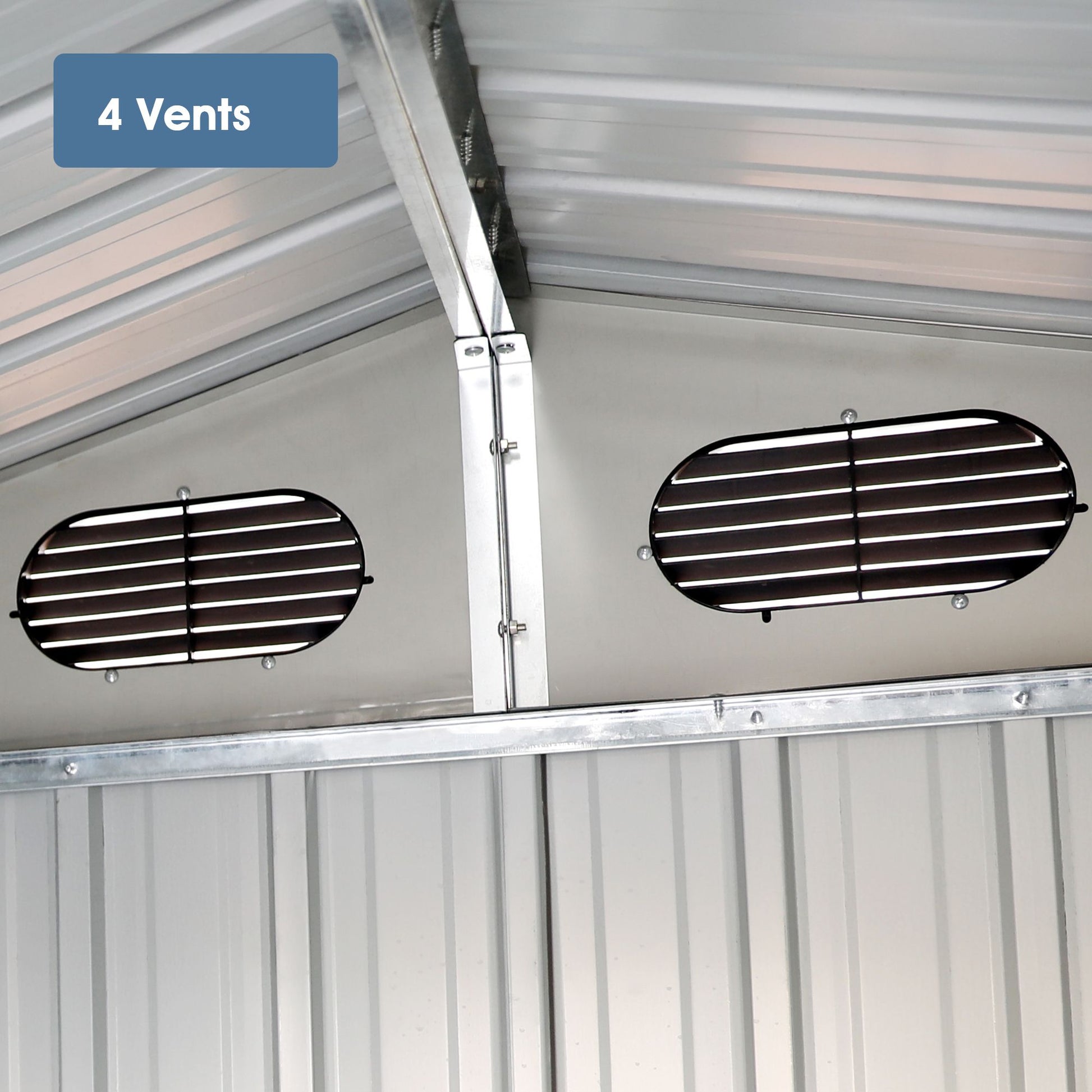 20' x 10' Double Door Metal Garage Storage Shed