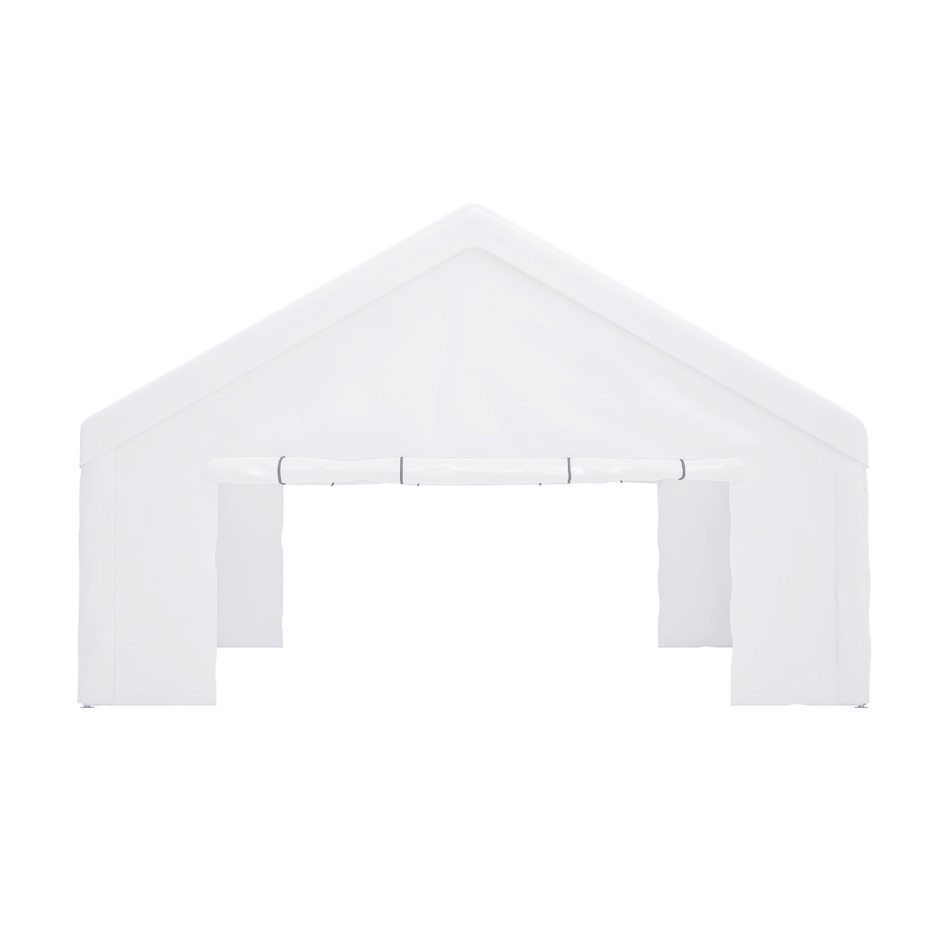20' x 20' Heavy Duty Party Tent with Sidewalls & Zippered Doors, Outdoor Canopy for Events, Weddings, and Camping