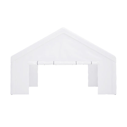 20' x 20' Heavy Duty Party Tent with Sidewalls & Zippered Doors, Outdoor Canopy for Events, Weddings, and Camping