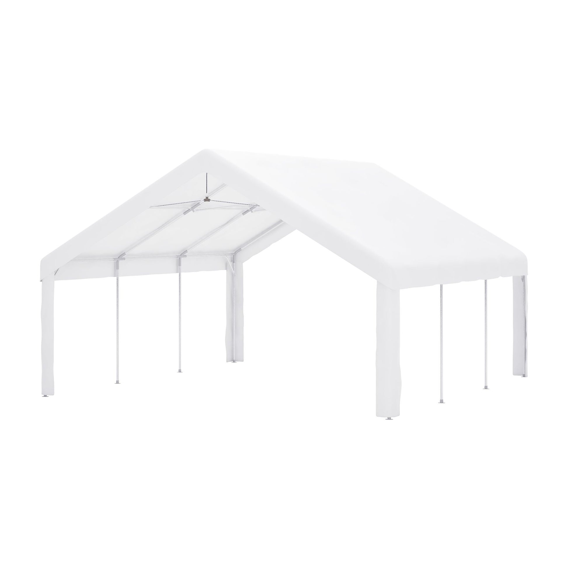 20' x 20' Heavy Duty Party Tent with Sidewalls & Zippered Doors, Outdoor Canopy for Events, Weddings, and Camping
