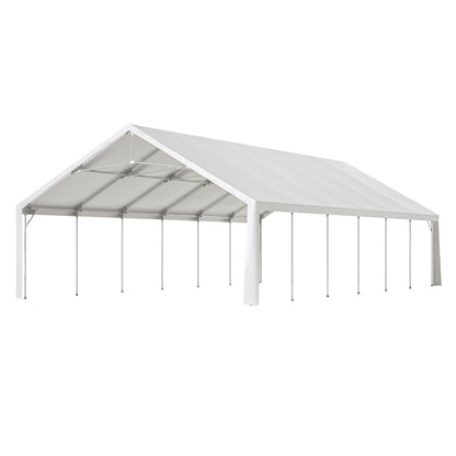 20' x 40' Heavy Duty Party Tent with Removable Sidewalls & Zippered Doors, Outdoor Canopy for Weddings, Events, Camping, and Garden Parties with 3 Carry Bags
