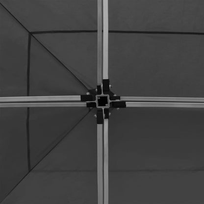 20'x10' Professional Folding Party Tent with Walls Aluminum, Anthracite